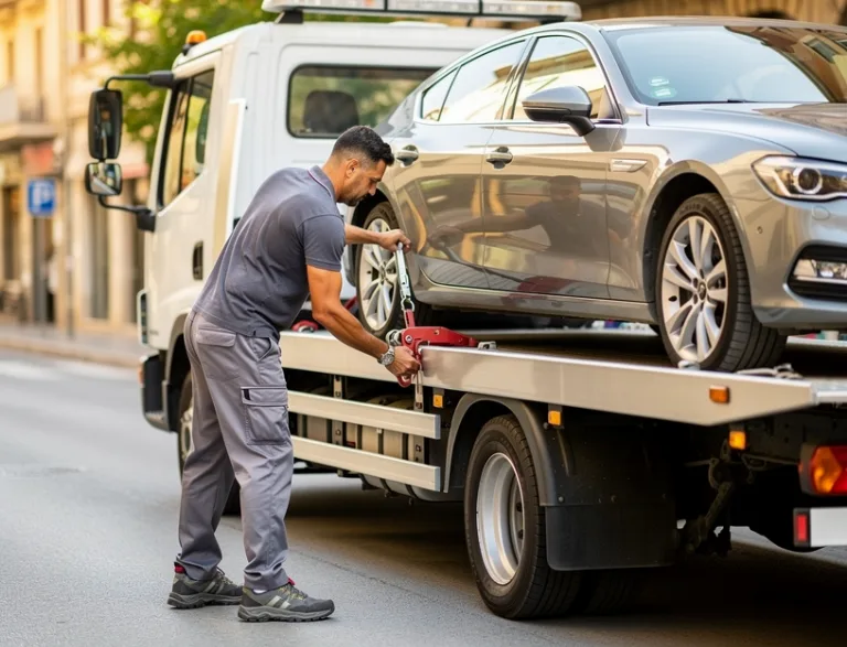 Grúa servicio en Barcelona